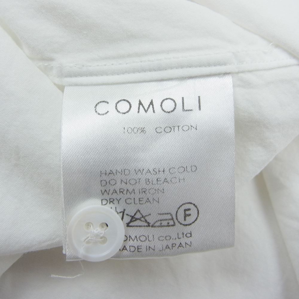 COMOLI コモリ 長袖シャツ 15AW 15F-02001 レギュラーカラー