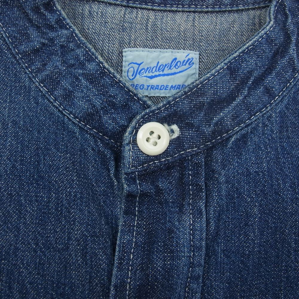 TENDERLOIN テンダーロイン 長袖シャツ T-DENIM STAND SHT デニム