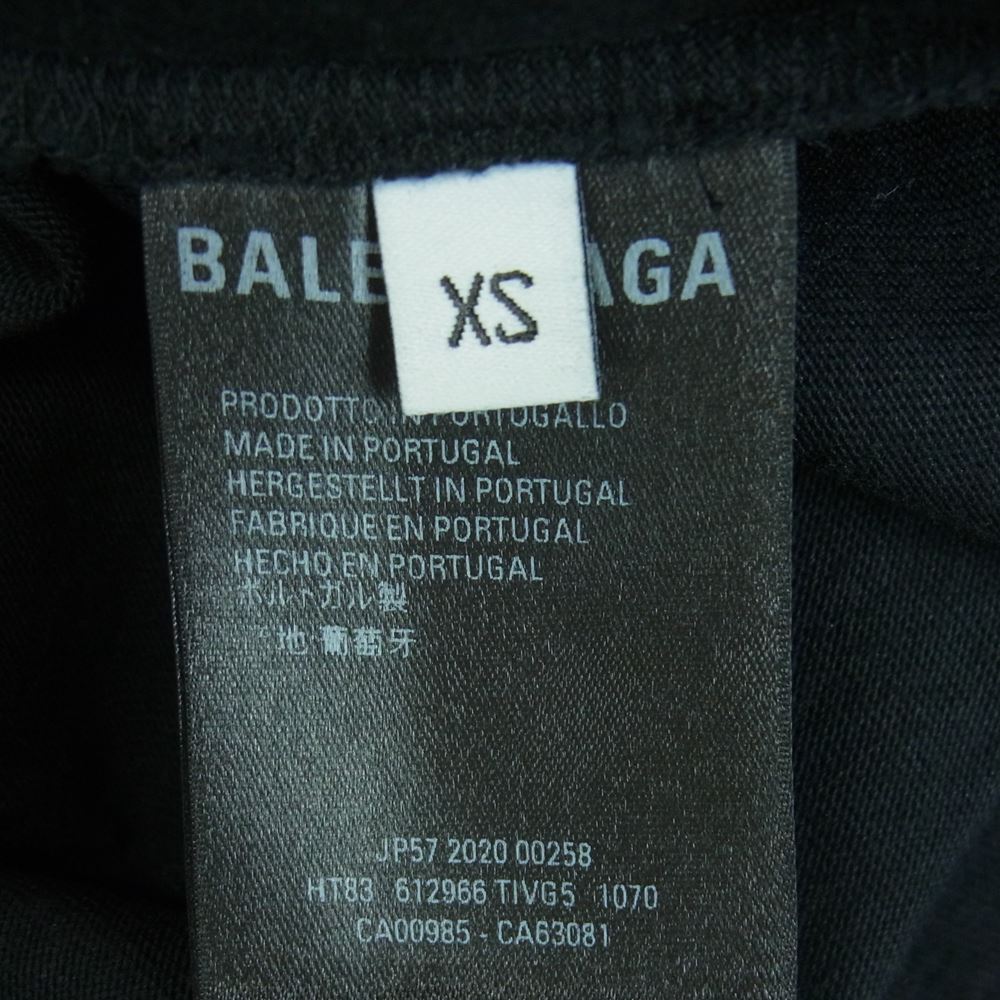 BALENCIAGA バレンシアガ 半袖Ｔシャツ 21SS 612966 TIVG5 UNISEX LOGO