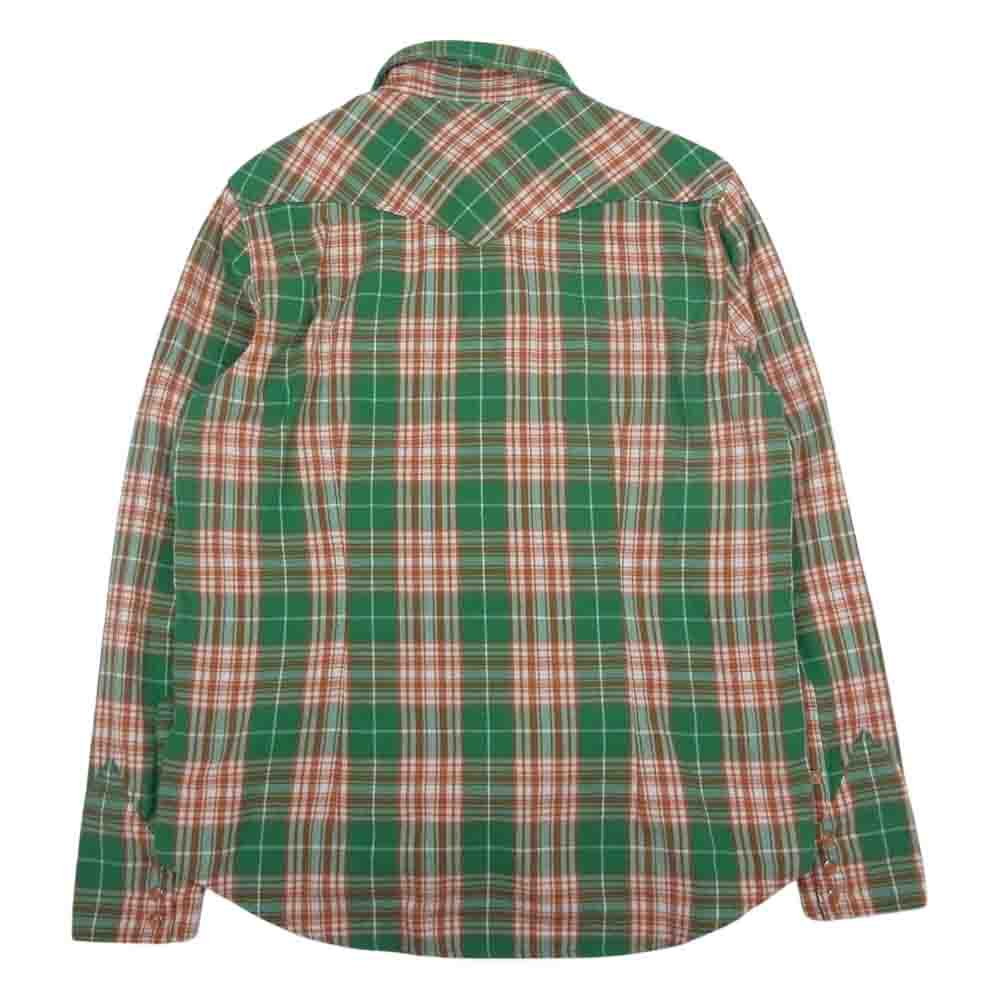 TMT ティーエムティー 長袖シャツ TSH-S23SP01 REVIVAL W-GAUZE PLAID