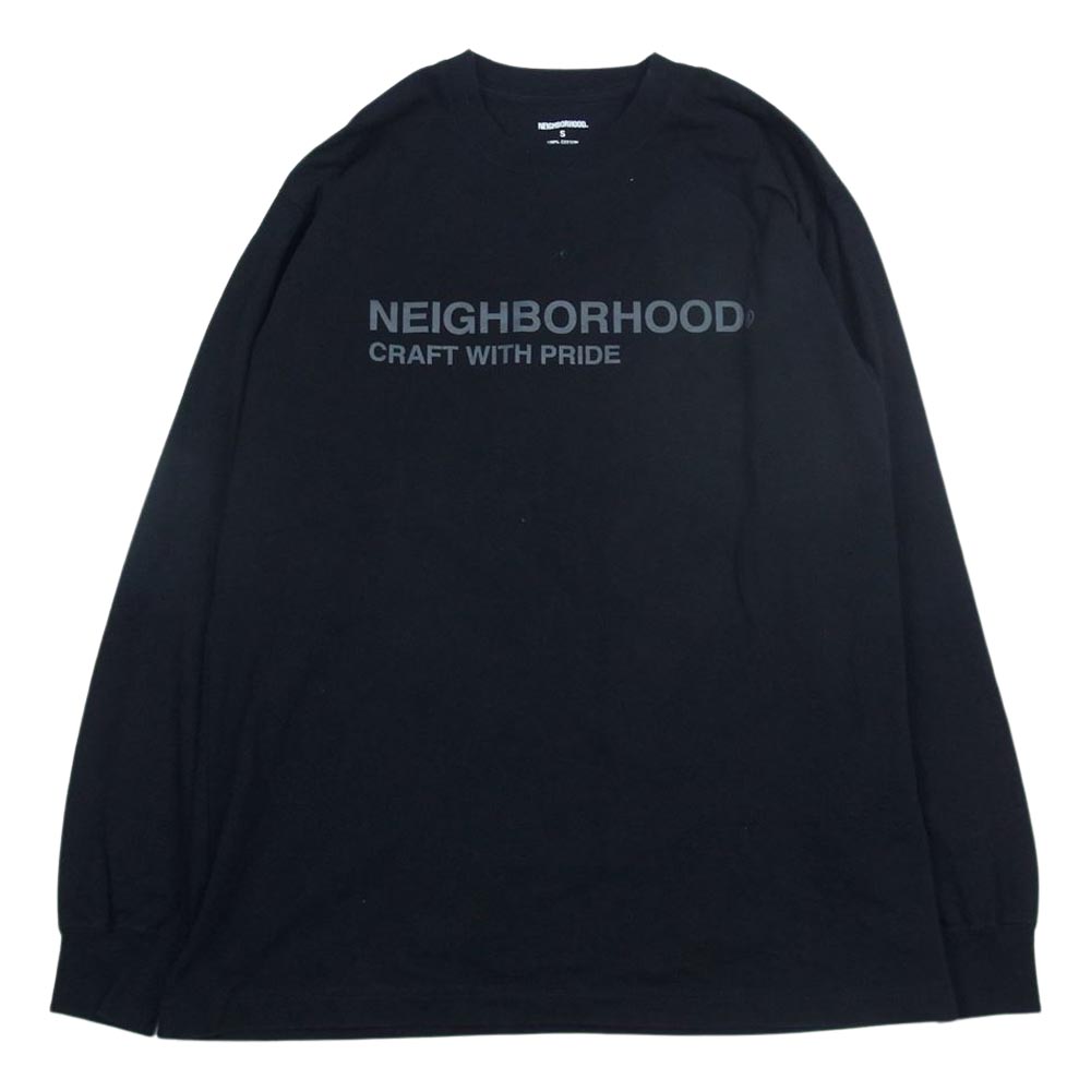 NEIGHBORHOOD ネイバーフッド Ｔシャツ フロント ロゴ プリント ロング