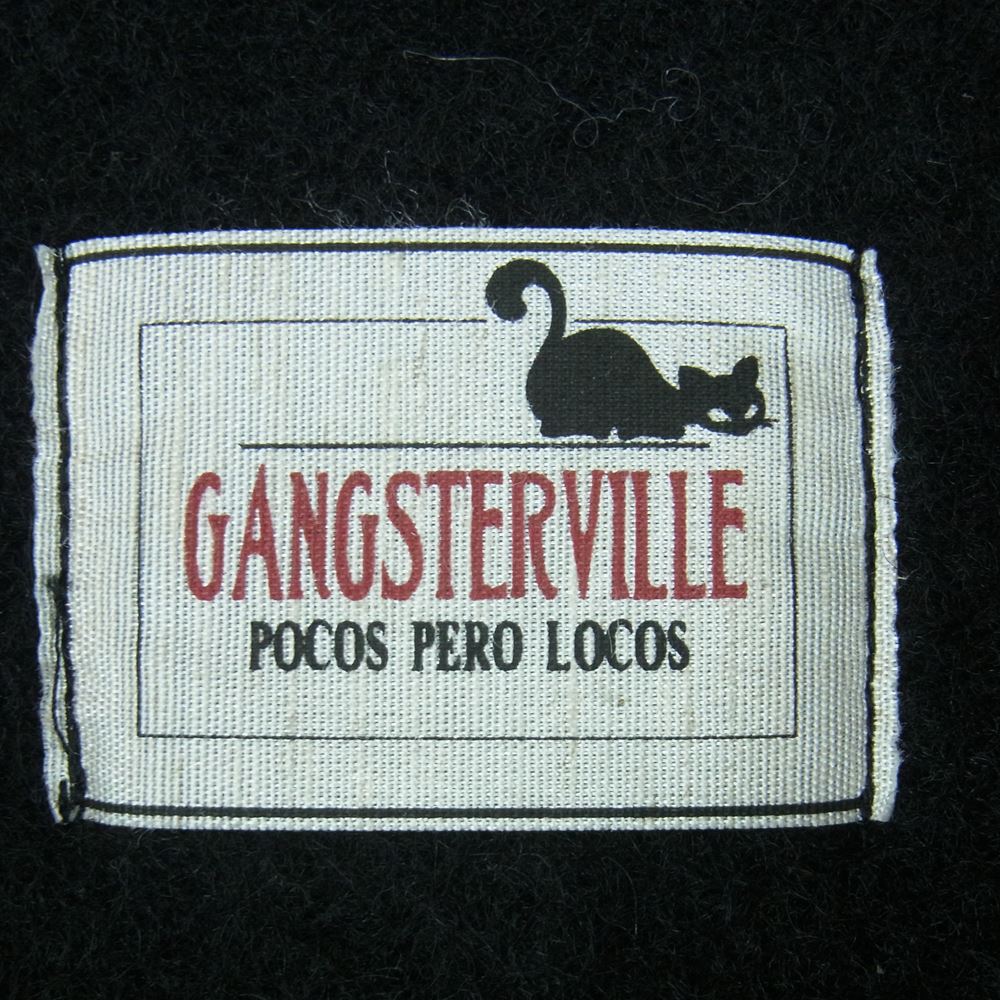 GANGSTERVILLE ギャングスタービル ベスト GSV-15-AW-11 ロゴ 刺繍