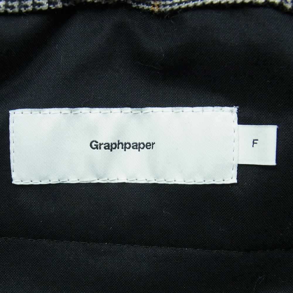 GRAPHPAPER グラフペーパー パンツ GM184-40507 Glencheck Wool Cook