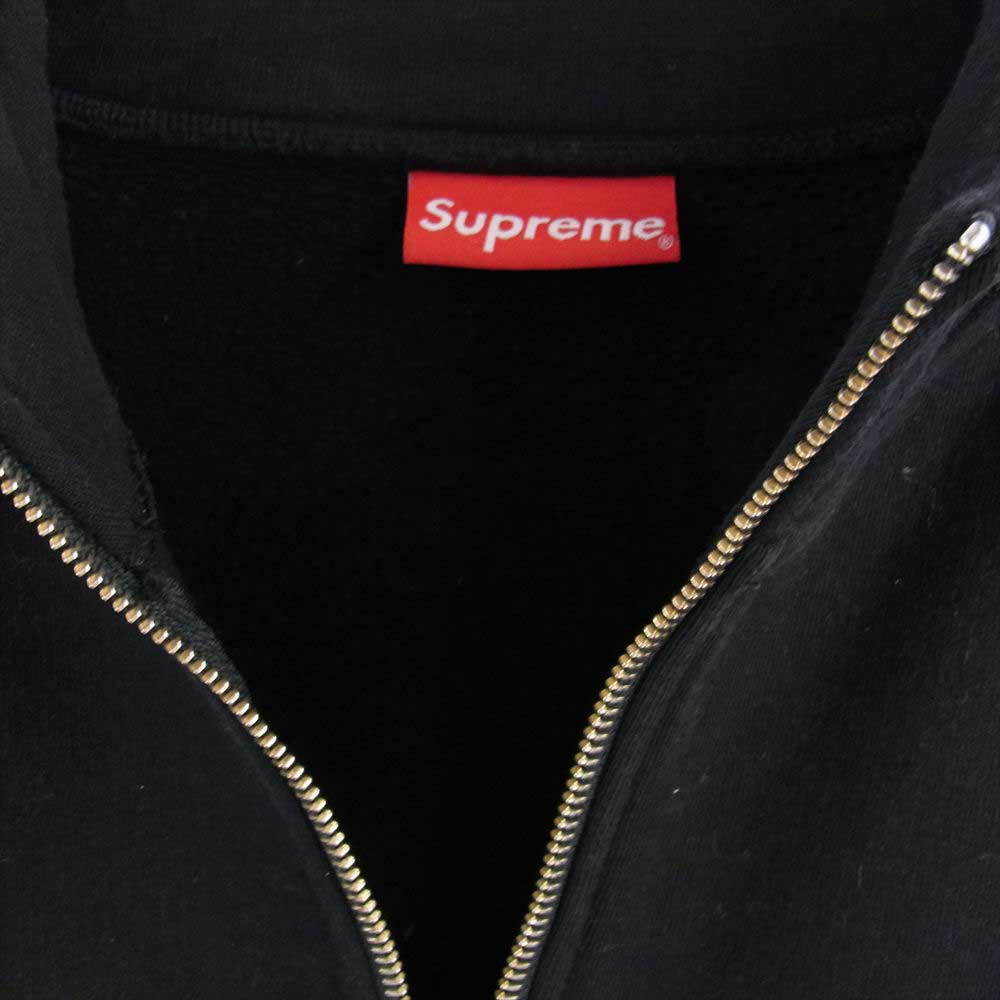 Supreme シュプリーム スウェット 18AW Leopard Panel Half Zip