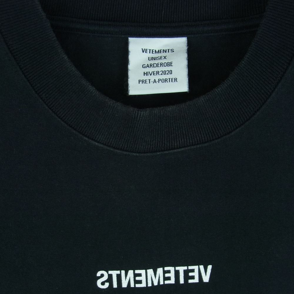 VETEMENTS ヴェトモン 半袖Ｔシャツ 19AW AH2020TRXX BIG TAG ビッグ