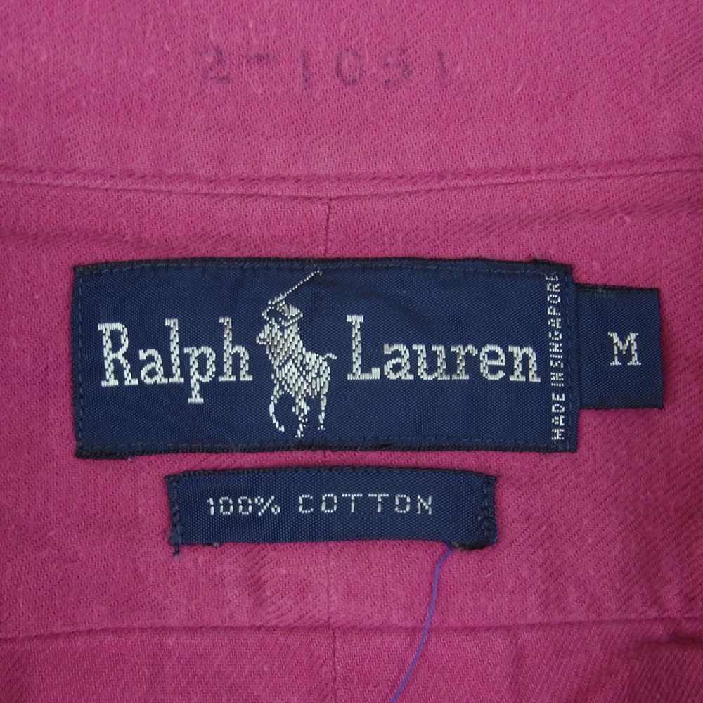 POLO RALPH LAUREN ポロ・ラルフローレン 長袖シャツ 90s コットン