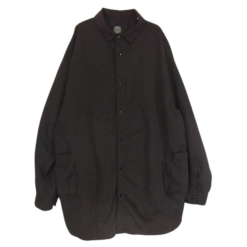 PORTER CLASSIC ウェザーシャツジャケット 黒 サイズ3-