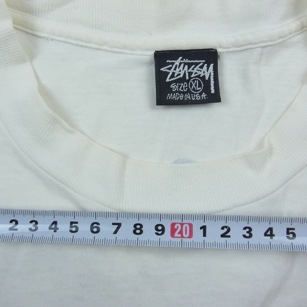 STUSSY ステューシー Ｔシャツ ヴィンテージ 80s タグ バックプリント