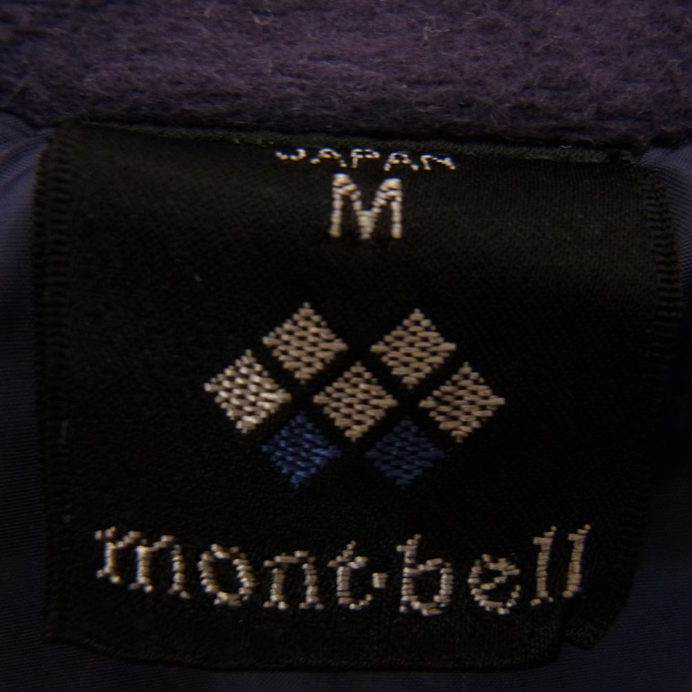 mont-bell モンベル ジャケット ポーラテック クリマプラス フリース ハーフジップ プルオーバー ジャケット ネイビー系 M