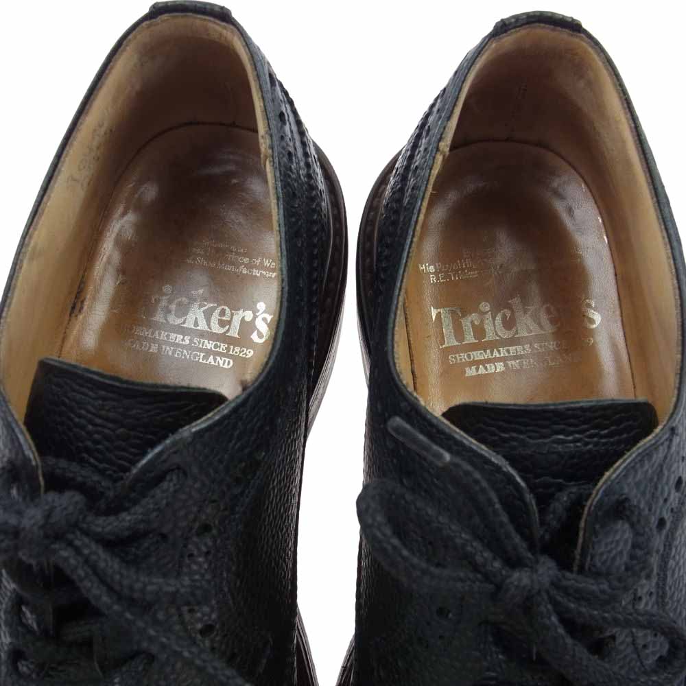 Tricker's トリッカーズ ドレスシューズ KESWICK サドルシューズ 革靴 ウイングチップ ブラック系 Tricker's  USED/古着（その他シューズ）｜Tricker'sのUSED/古着通販サイト SMASELL（スマセル）