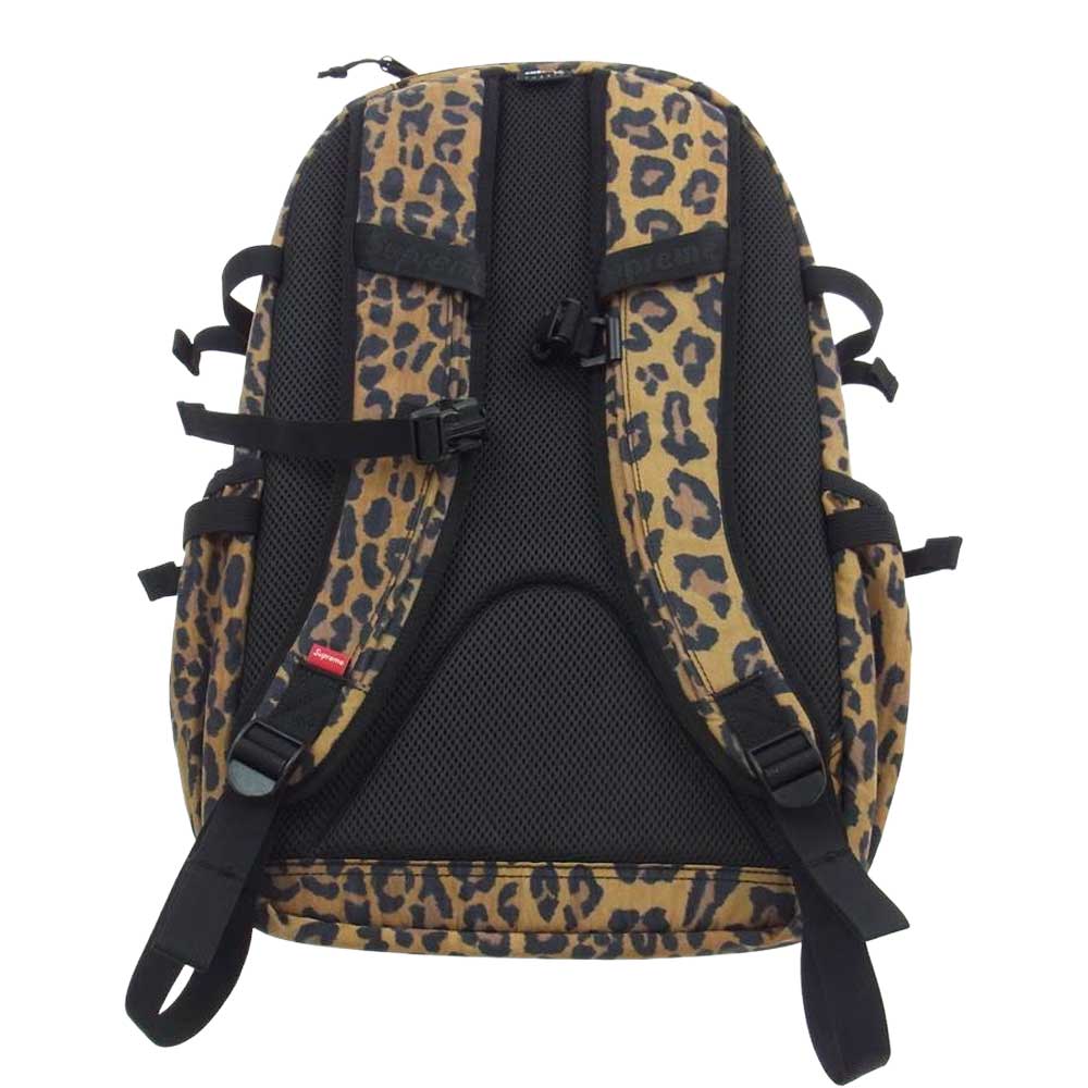 Supreme シュプリーム 20AW Leopard Backpack Bag レオパードバックパック ブラウン