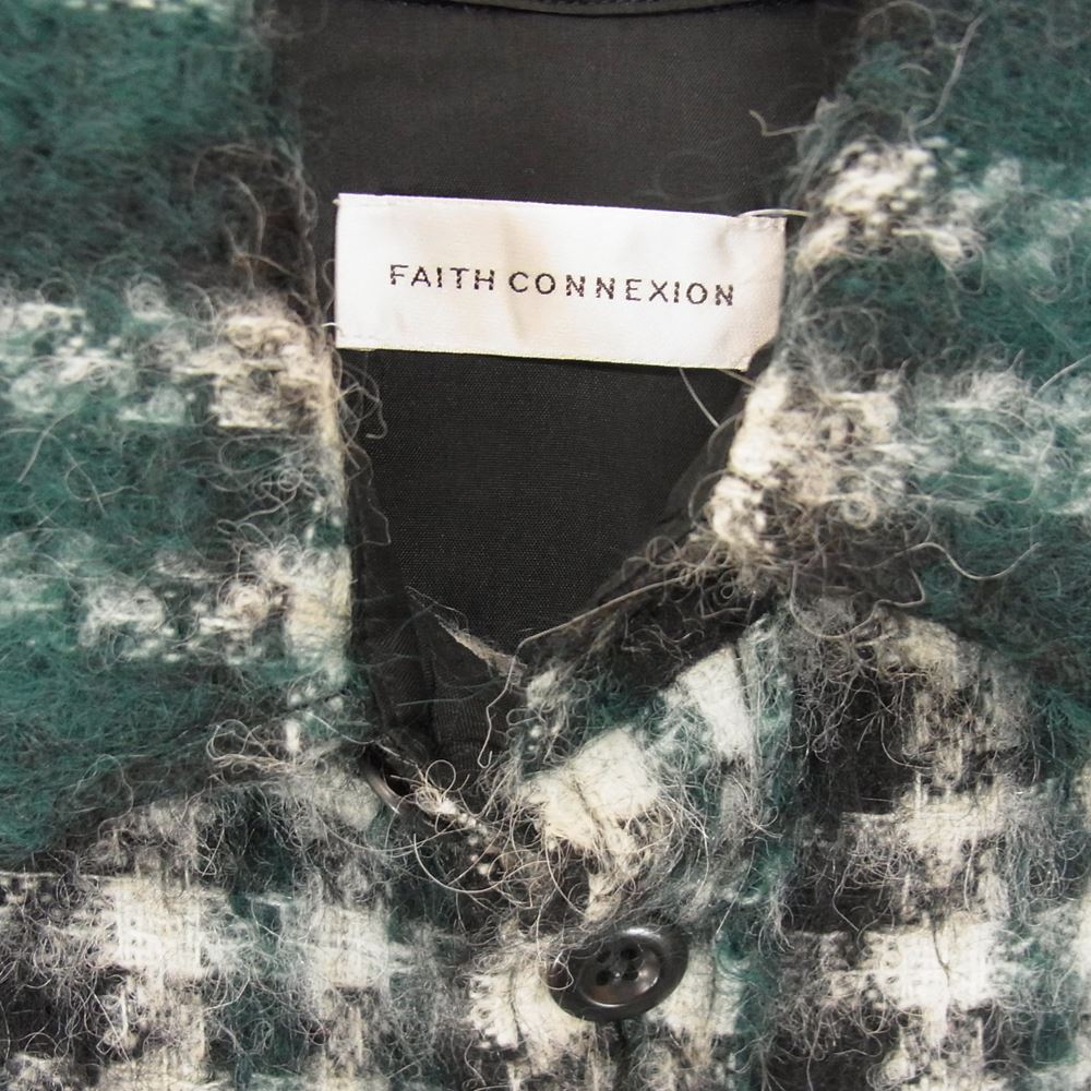 L フェイスコネクション FAITH CONNEXION ロングシャツ カーキ
