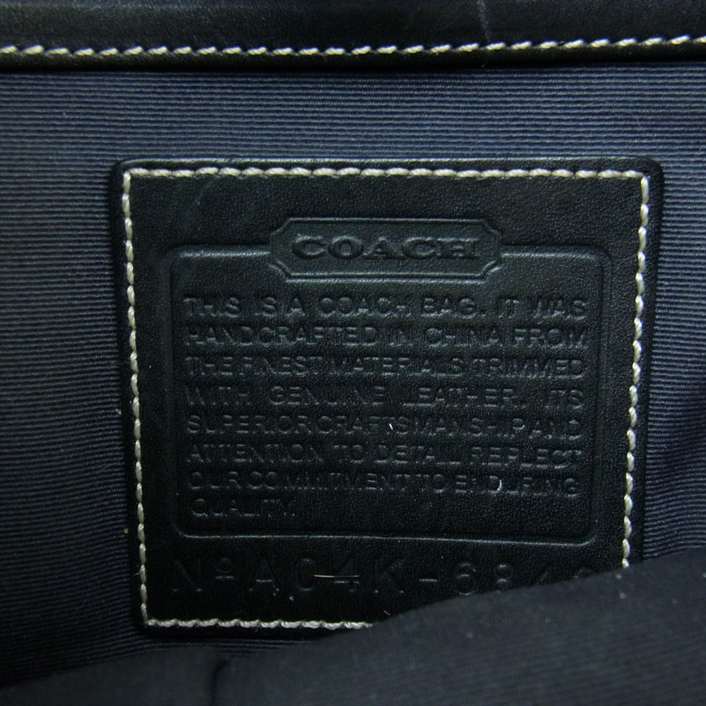 COACH コーチ ショルダーバッグ 6842 シグネチャー レザーストラップ