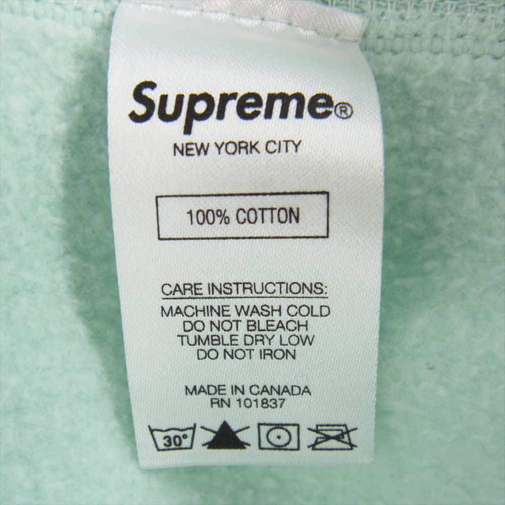 Supreme シュプリーム パーカー 17AW Box Logo Hooded Sweatshirt Ice Blue ボックスロゴ スウェット  パーカー ライトブルー系 XL【美品】