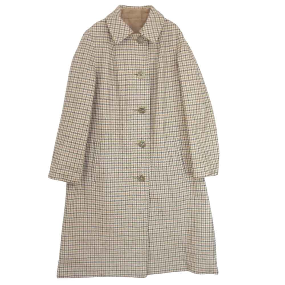 aquascutum　ステンカラーコート　リバーシブル