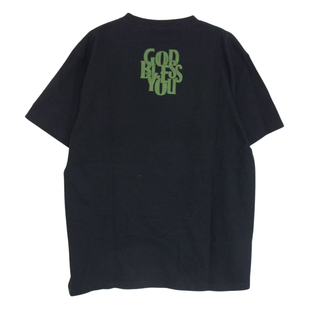 ゴッドブレスユー GOD BLESS YOU Ｔシャツ EXAMPLE ロゴ 刺繍 TEE T