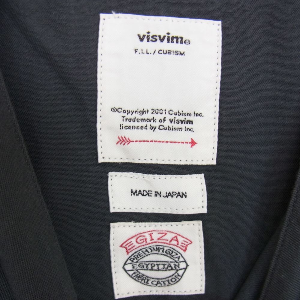 VISVIM ビズビム 長袖シャツ 0118205011004 18AW FREE EDGE BASEBALL