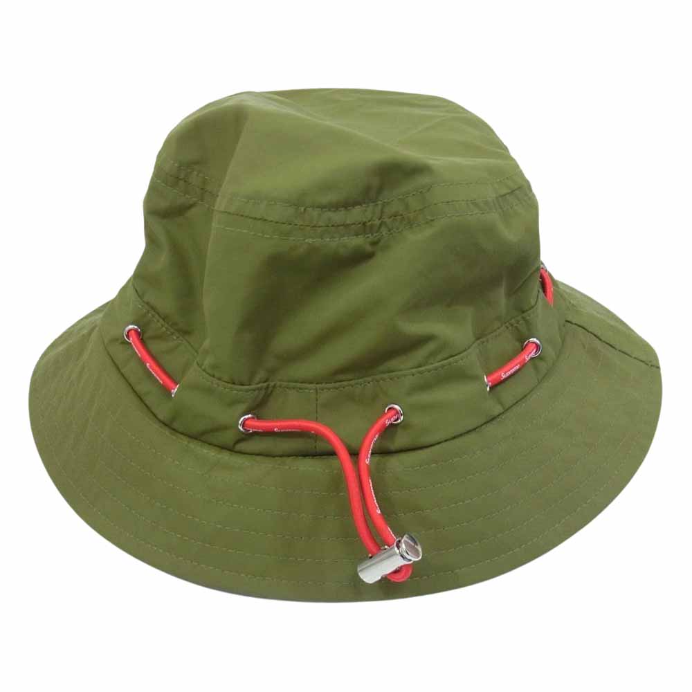 Supreme シュプリーム 帽子 20AW Shockcord Nylon Crusher Olive