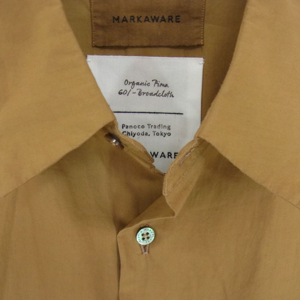 マーカウェア MARKAWARE 長袖シャツ A19A-05SH02C REGULAR COLLAR