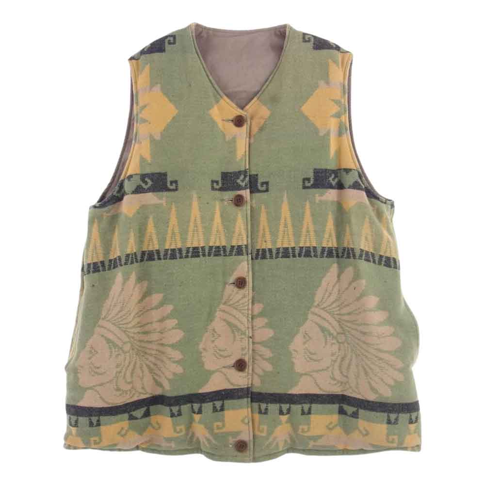 VISVIM ビズビム ベスト 2021 0121405013004 hiroki nakamura folk forms collection 限定 kora down vest ヴィンテージブランケット ダウン ベスト