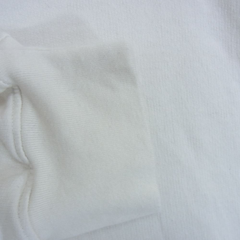 COMOLI コモリ Ｔシャツ 22AW W03-05008 コットンシルク 長袖 クルーネック ラグラン Tシャツ カットソー スモークホワイト  ホワイト系 2