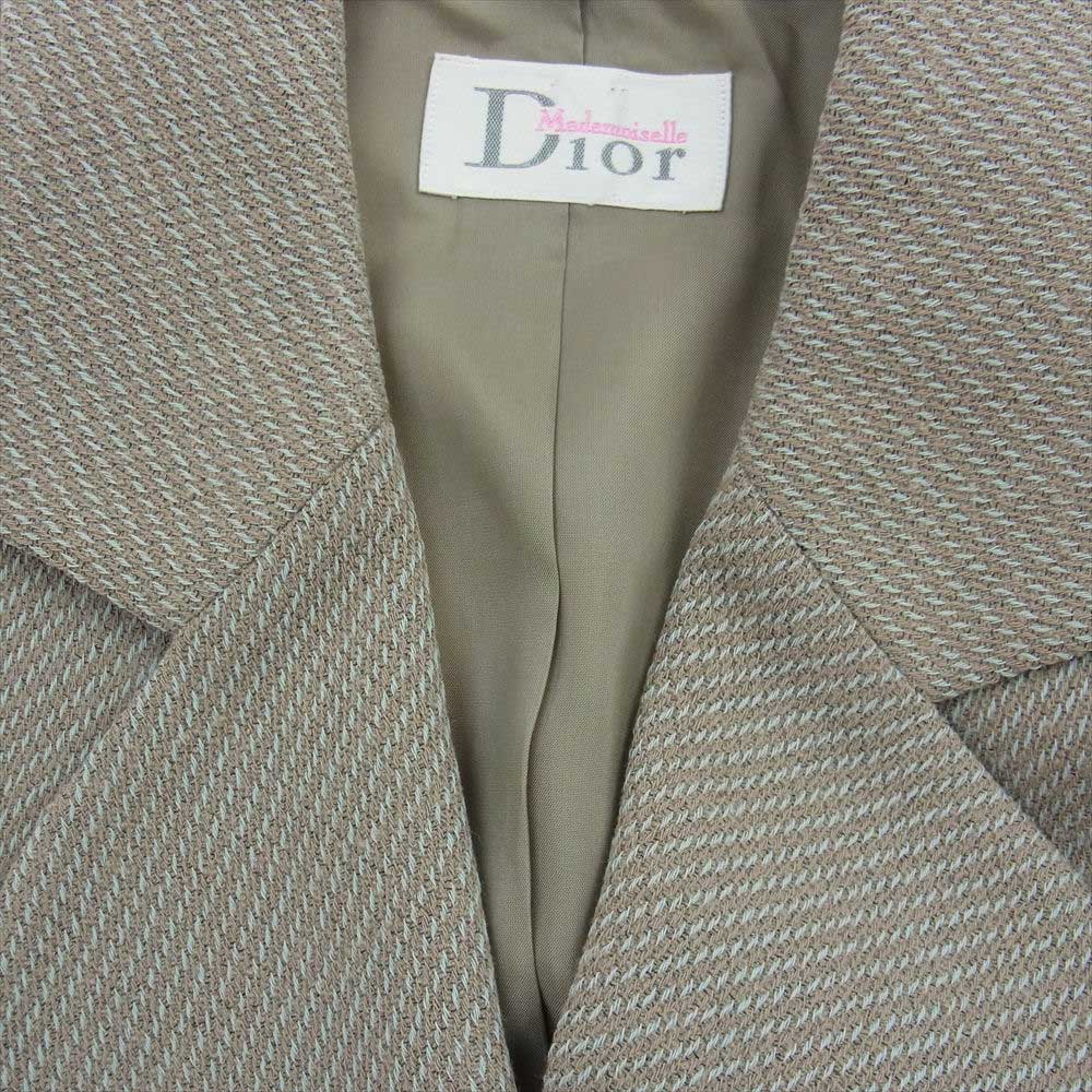 Dior ディオール スーツ NE2FX701J Mademoiselle マドモアゼル suit jacket skirt スーツ ジャケット  スカート セットアップ ライトブラウン系 M