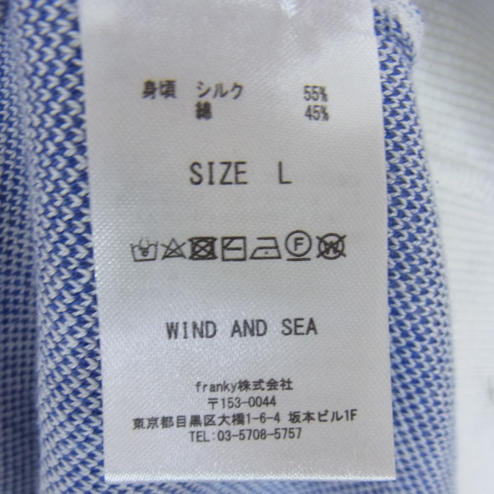 WIND AND SEA ウィンダンシー ニット 23SS WDS-O-SEA-23-Q3-KN-01 ロゴ ...