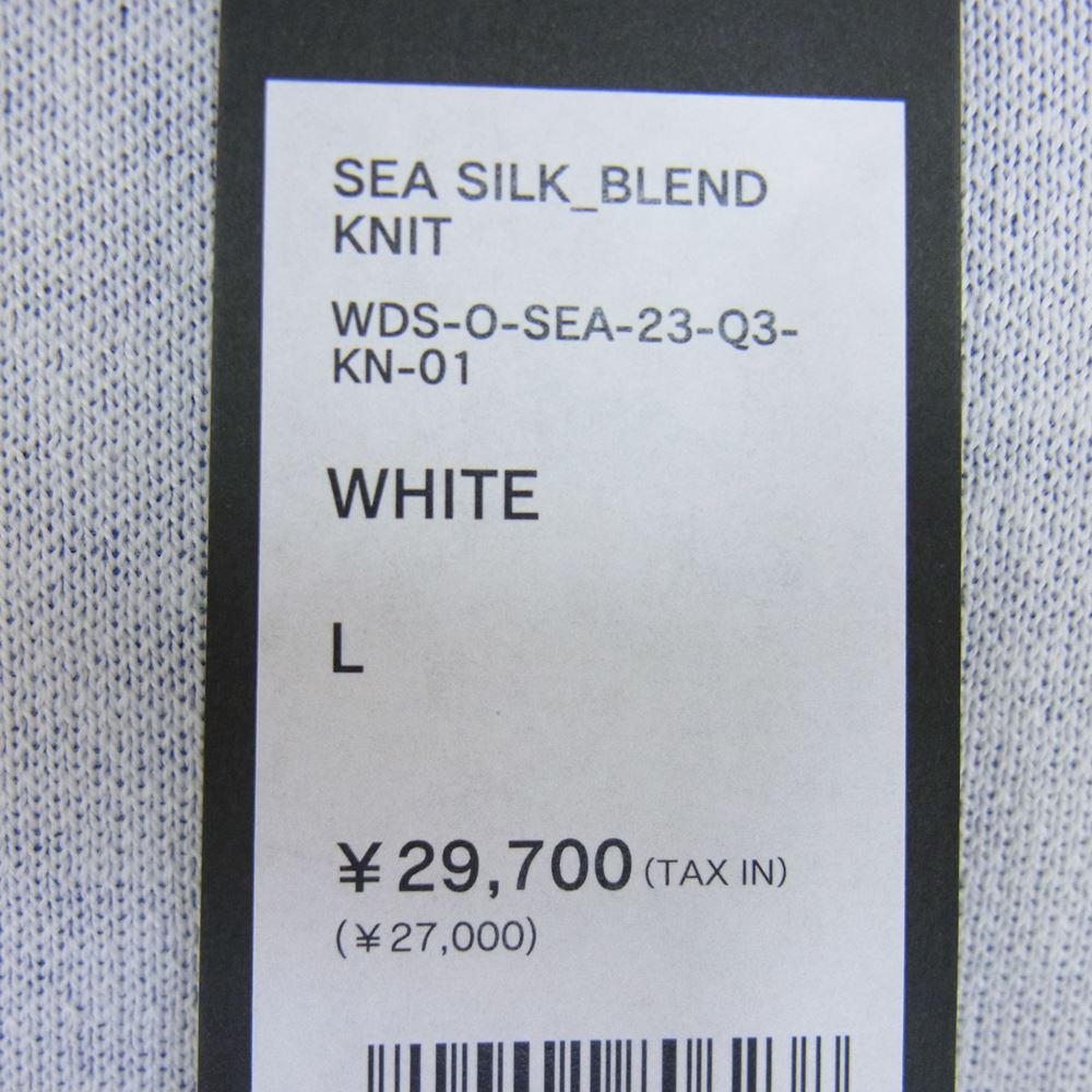 WIND AND SEA Silk Blend Knit “White” | ethicsinsports.ch