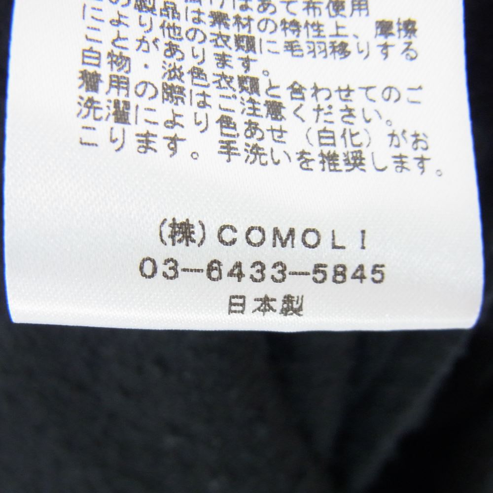 COMOLI コモリ ジャケット 23SS X01-01024 SILK NEP VIYELLA JACKET