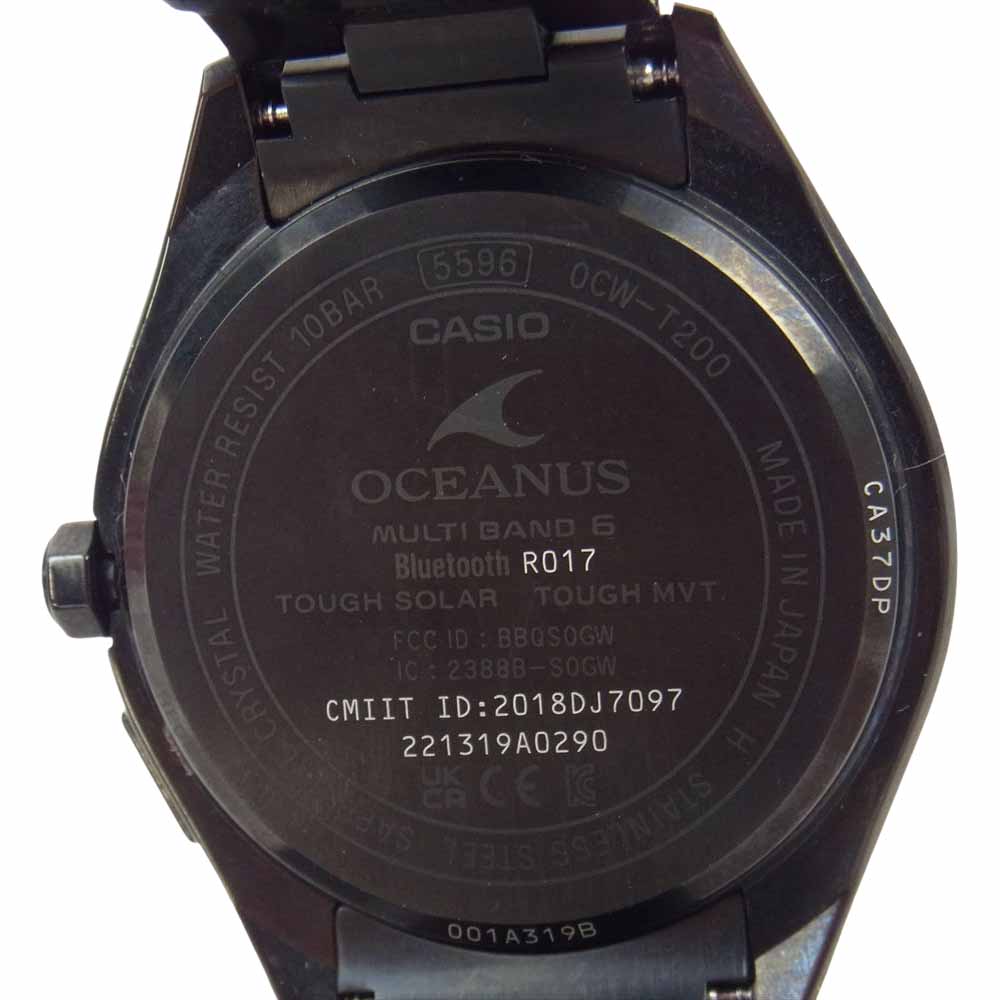 CASIO カシオ 時計 OCW-T200SB-1AJF オシアナス ステンレススチール