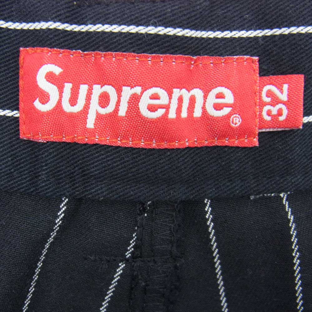 Supreme シュプリーム ショートパンツ 21SS Work Short Black Stripe