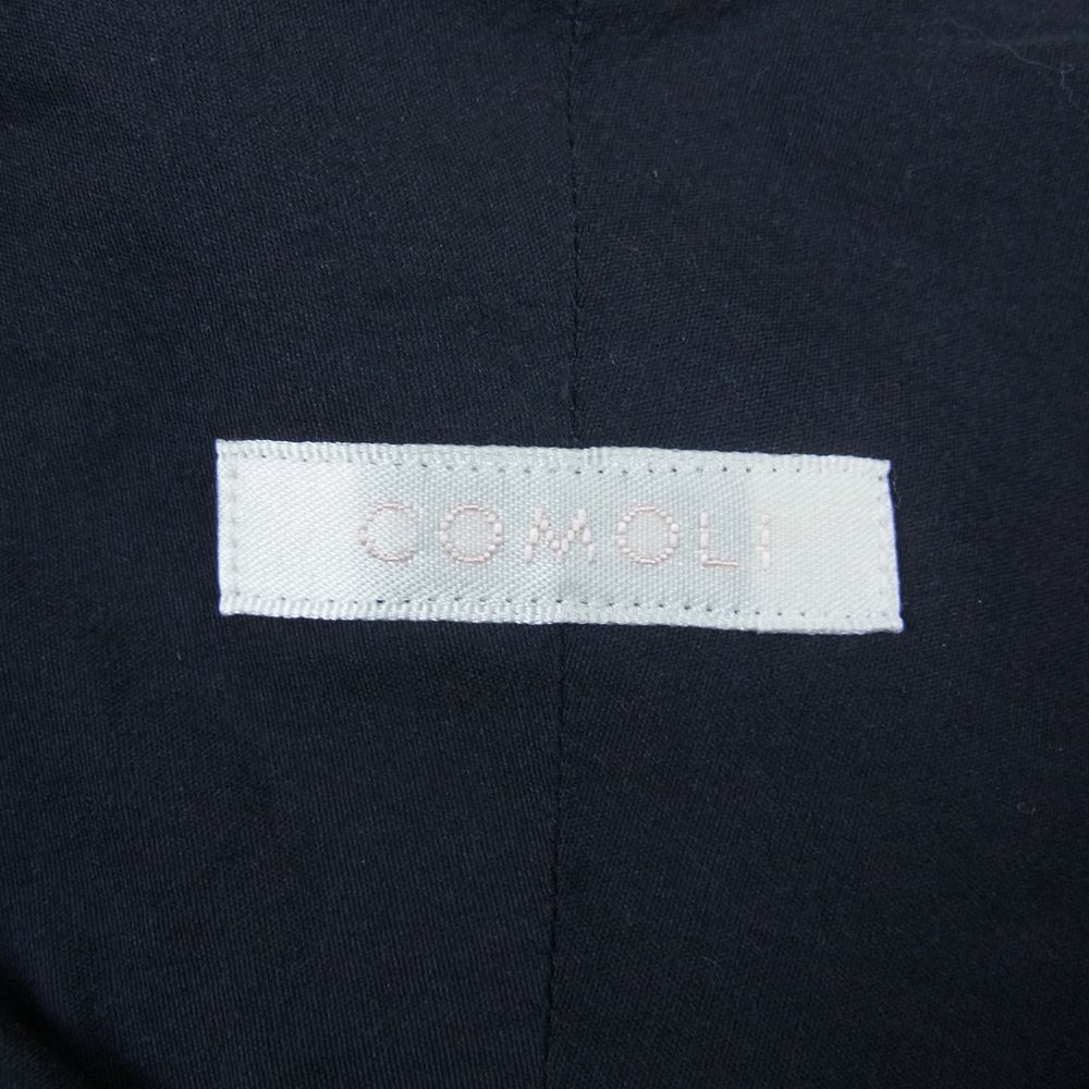 COMOLI コモリ 長袖シャツ 23SS X01-02001 長袖 コモリシャツ ネイビー