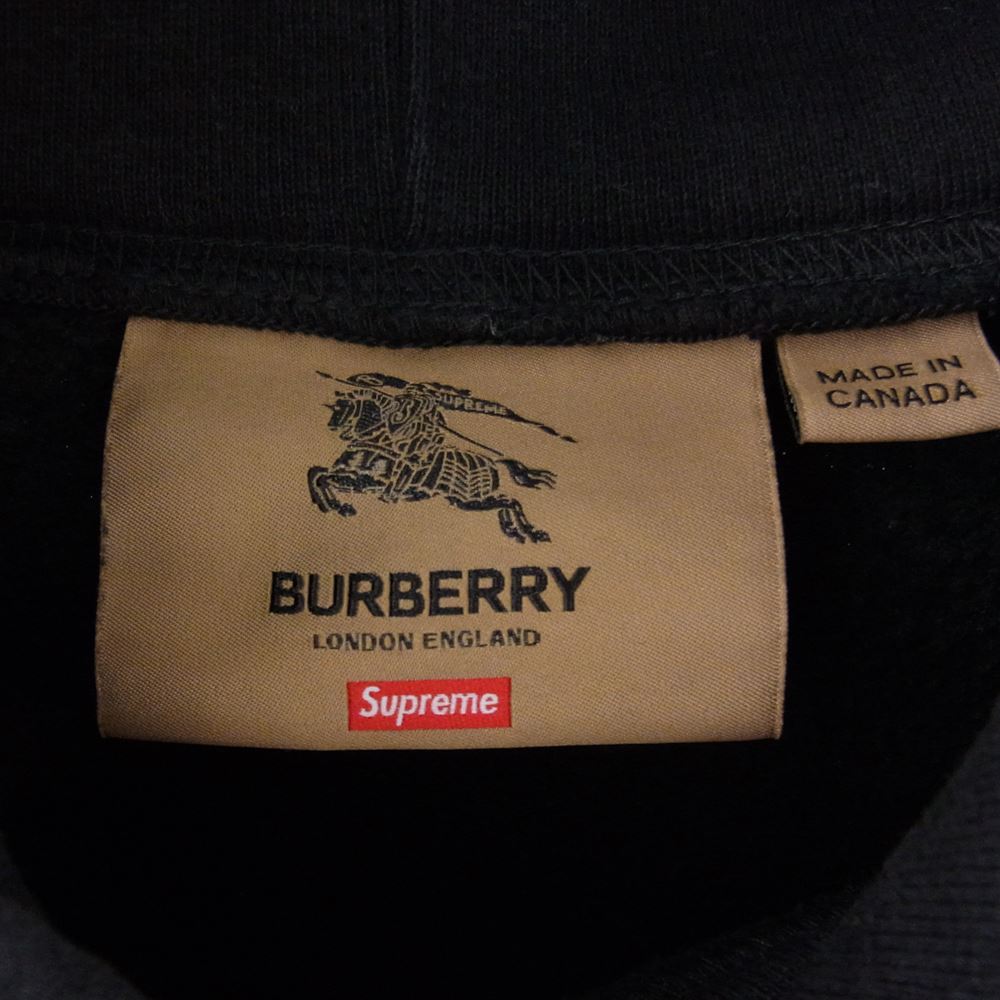 Supreme シュプリーム パーカー 22SS Burberry Box Logo Hooded 