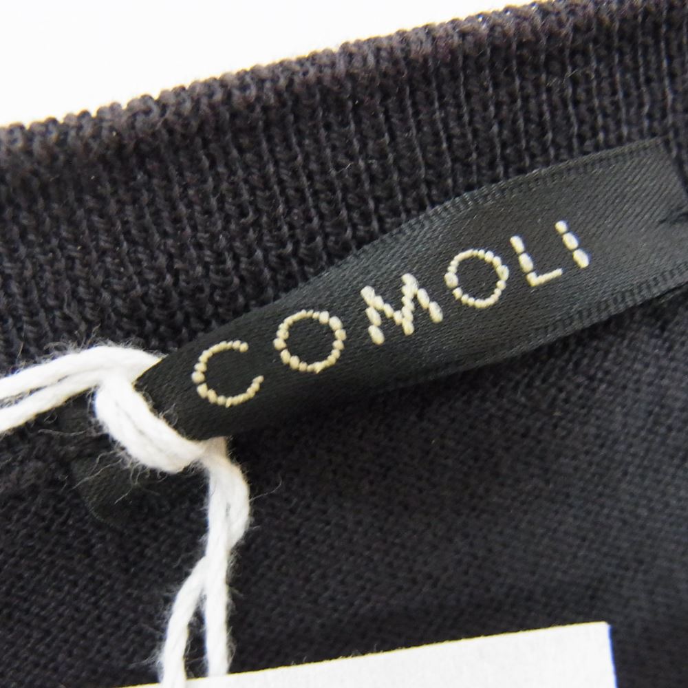 COMOLI コモリ ニット 22SS V01-06013 18G 製品染 クルーネック ニット