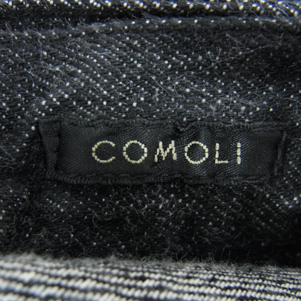 COMOLI デニム ベルテッドパンツ V01-03001 コモリデニム/ジーンズ