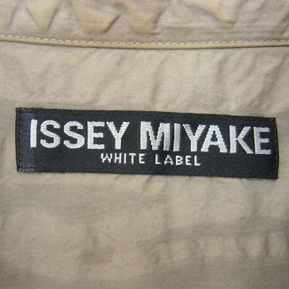 ISSEY MIYAKE イッセイミヤケ ME34FJ563 WHITE LABE ホワイトレーベル デザイン 長袖 シャツ グレー系 4