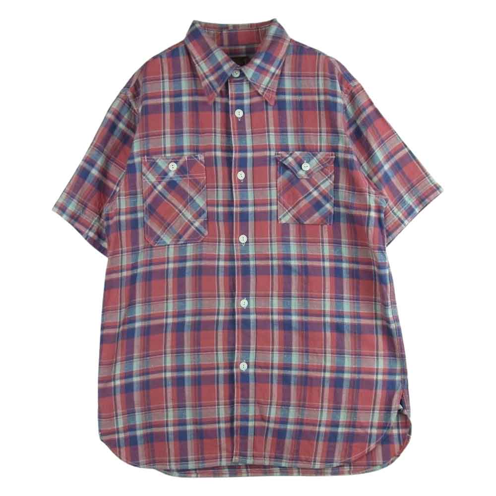 CUSHMAN クッシュマン 長袖シャツ 25203 CHECK WORK SHIRT 半袖 ワーク