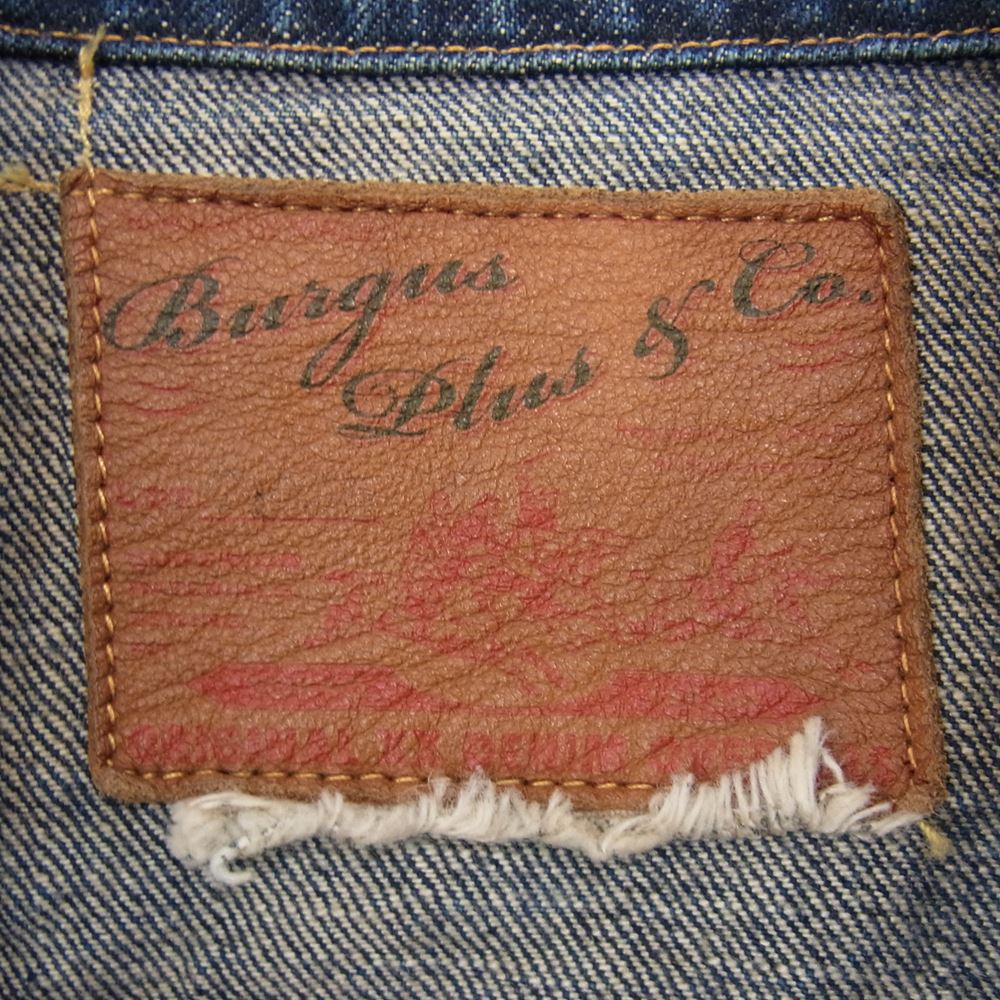 バーガスプラス BURGUS PLUS デニムジャケット 71955 3rd Type Denim