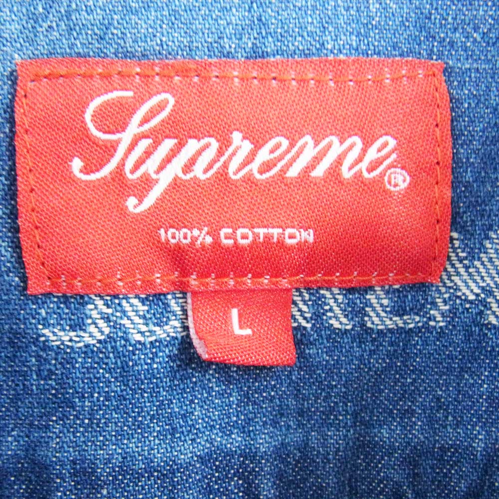 Supreme シュプリーム 長袖シャツ 19SS Logo Denim Shirt ロゴ デニム