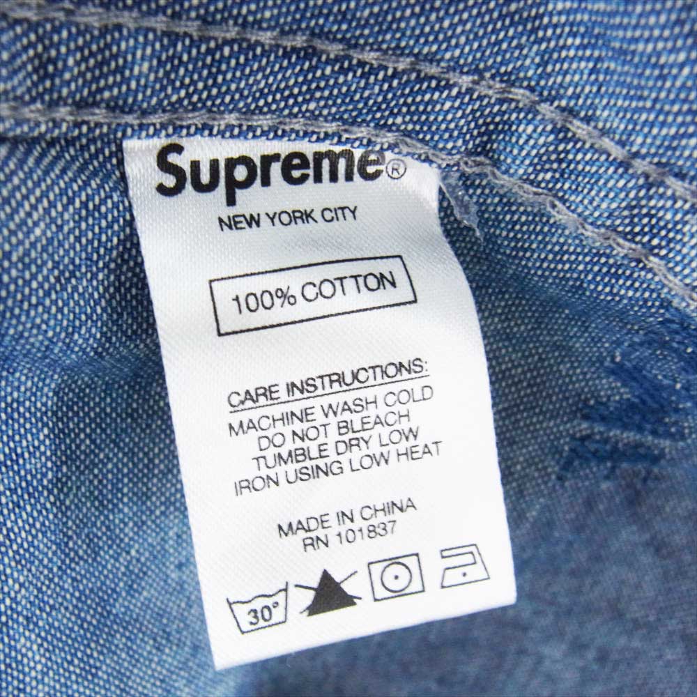 Supreme シュプリーム 長袖シャツ 19SS Logo Denim Shirt ロゴ デニム