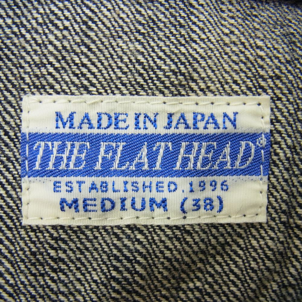 THE FLAT HEAD ザフラットヘッド 長袖シャツ ウォバッシュ ストライプ