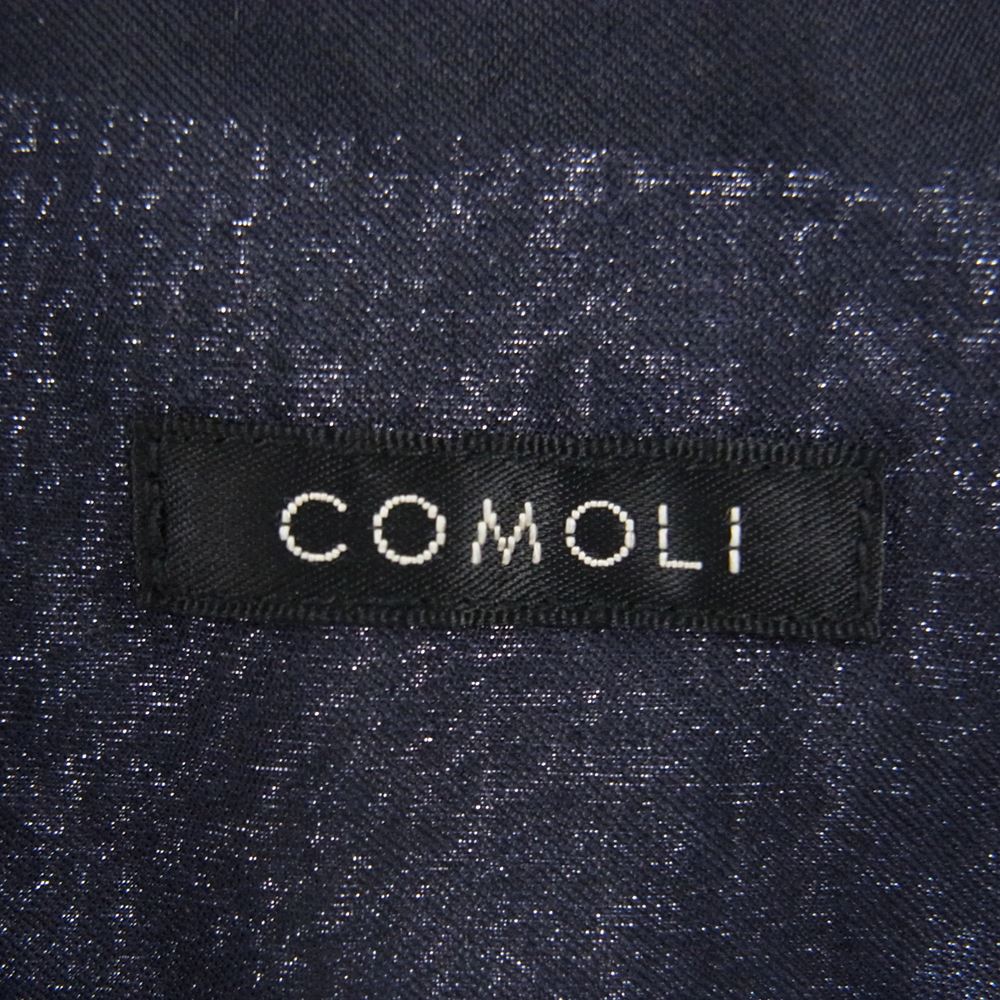 COMOLI コモリ 長袖シャツ 22SS V01-02022 ウールシルクスキッパー