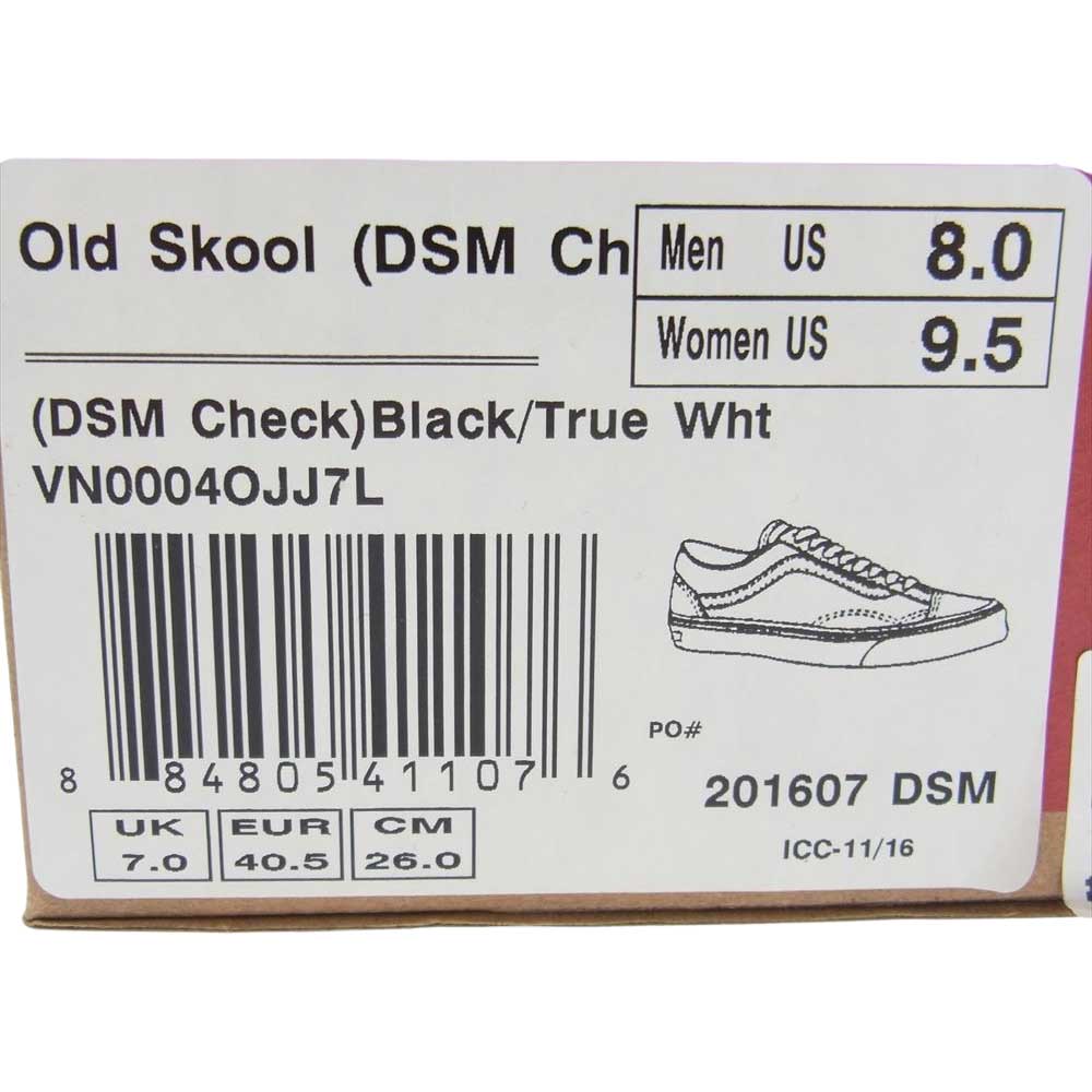 VANS バンズ スニーカー VN0004OJJ7L × DOVER STREET MARKET ドーバー