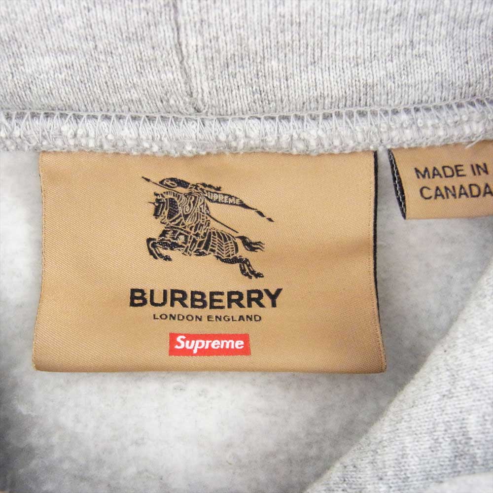 Supreme シュプリーム パーカー Burberry 22SS Box Logo Hooded