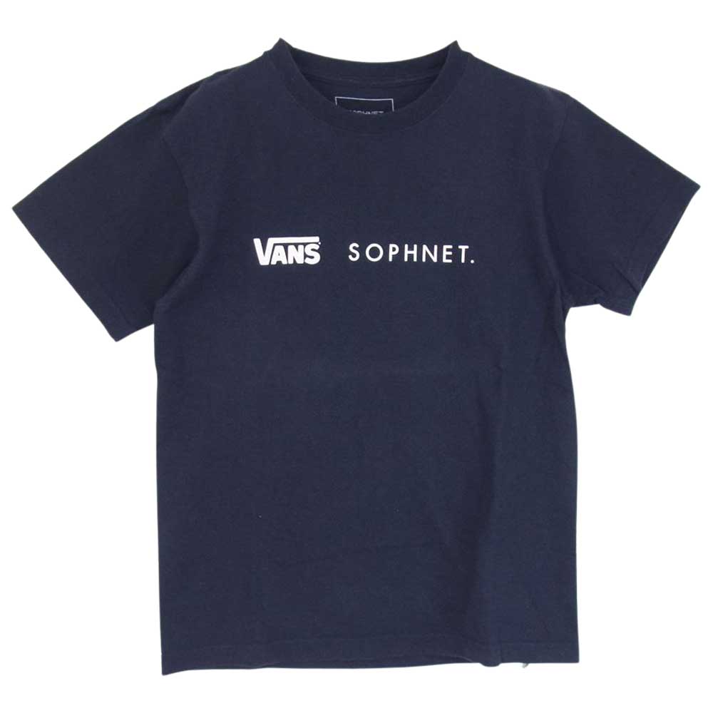 SOPH ソフ Ｔシャツ × VANS バンズ SOPH-160190 プリント Tシャツ ネイビー系 S