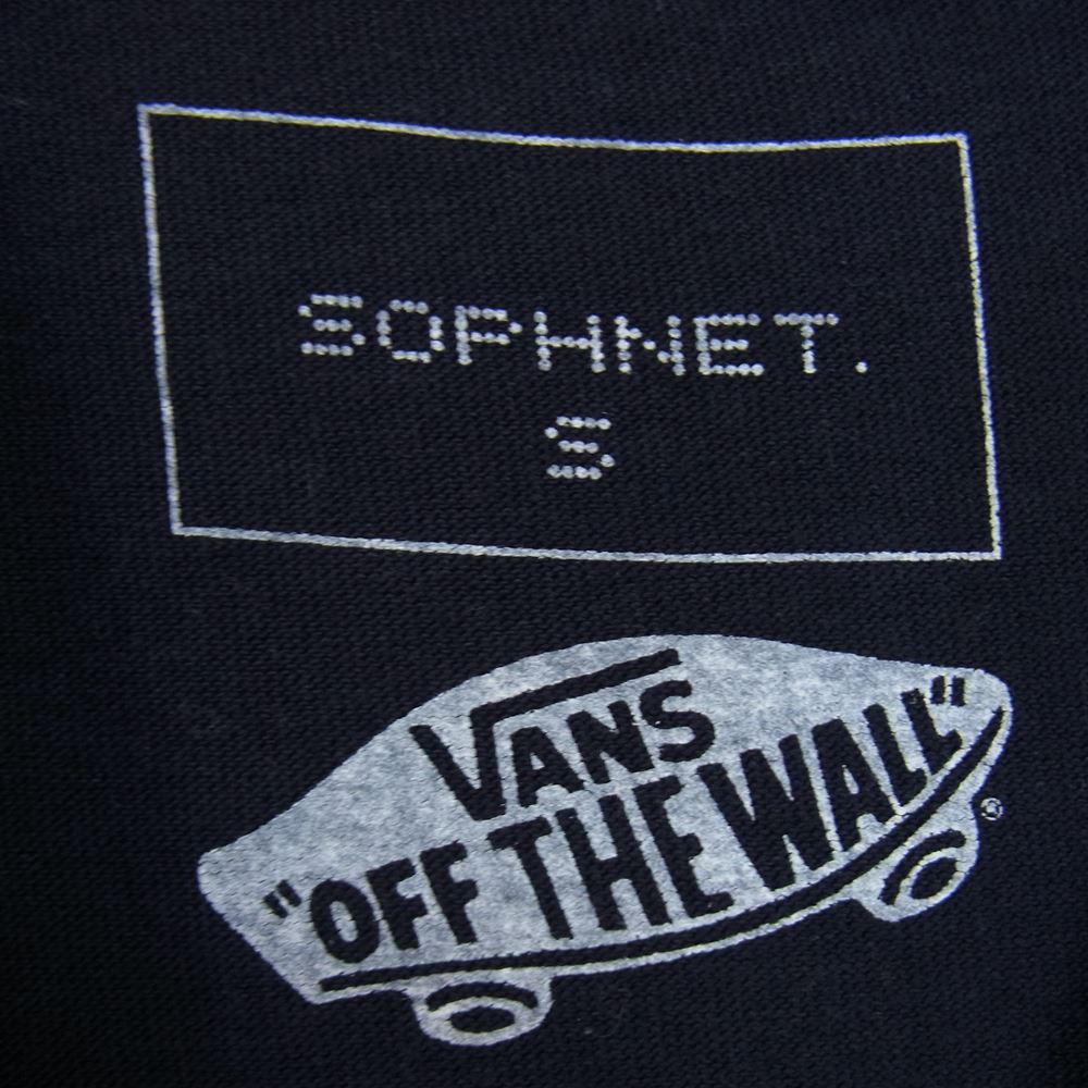 SOPH ソフ Ｔシャツ × VANS バンズ SOPH-160190 プリント Tシャツ ネイビー系 S