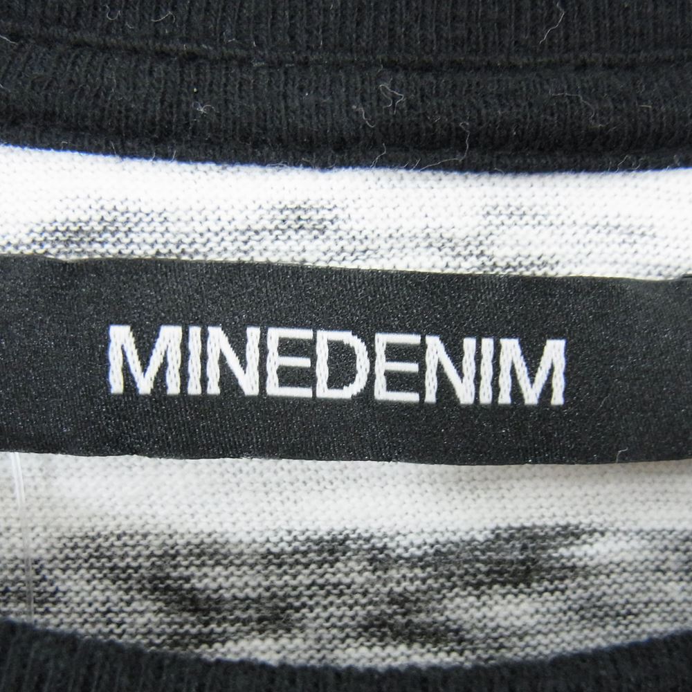 MINEDENIM マインデニム Ｔシャツ 22SS 2206-6001-07-M2 Hazy Border