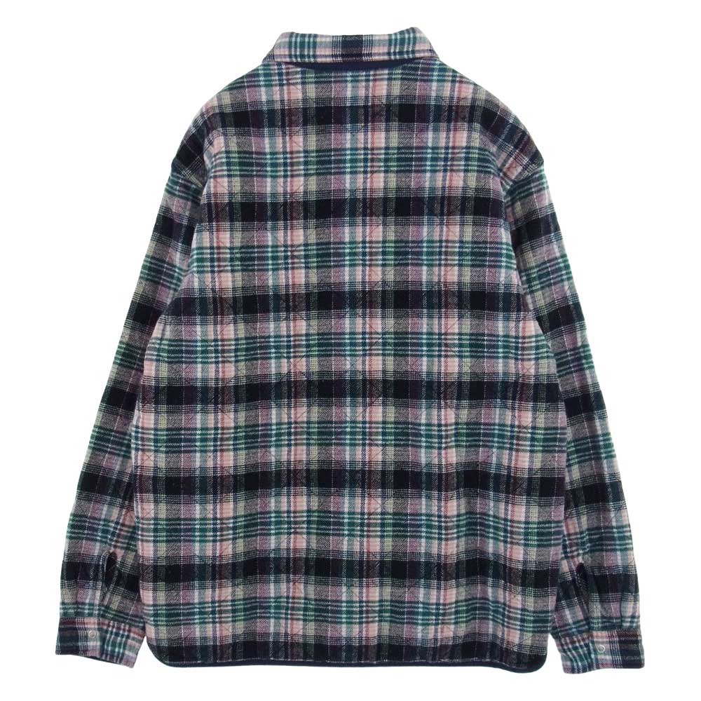Supreme シュプリーム ブルゾン 19AW Quilted Plaid Zip Up Shirt ...