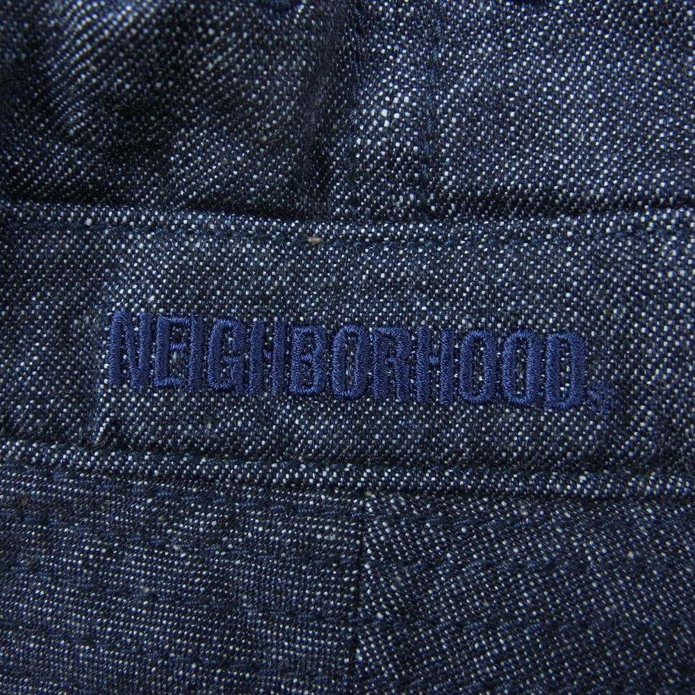 NEIGHBORHOOD ネイバーフッド 帽子 231YGNH-HT06 DENIM BALL HAT デニム ボール ハット インディゴブルー系 L