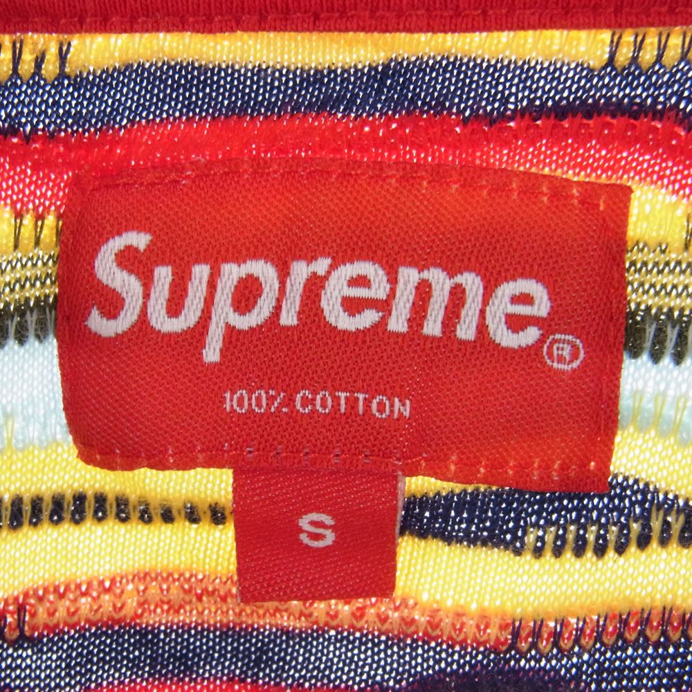 Supreme シュプリーム カットソー 19AW TEXTURED STRIPE POLO